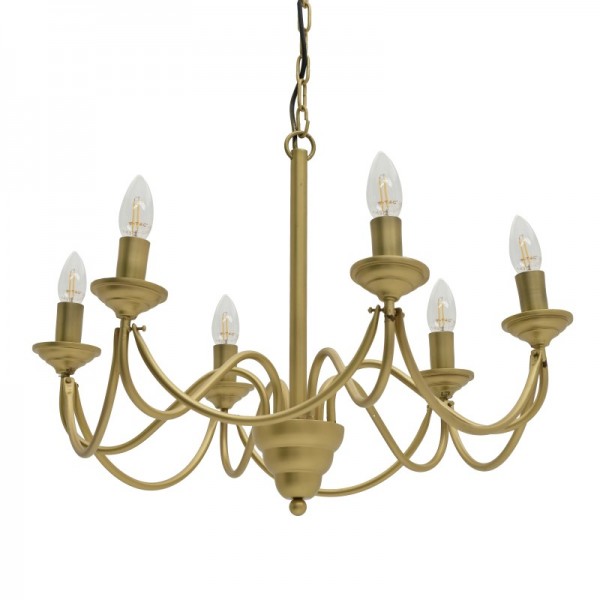 INART ΦΩΤΙΣΤΙΚΟ ΟΡΟΦΗΣ 5ΦΩΤΟ ΜΕΤΑΛ. ΧΡΥΣΟ 60X50X134 - 50cm x 134cm x 60cm